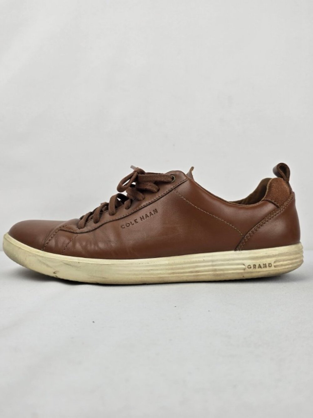 Cole Haan Grand Crosscourt II Men's Brown Leather Sneakers Size 9.5